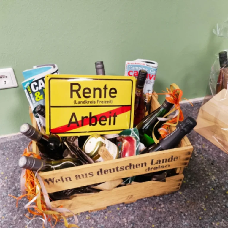 Abschiedsgeschenk an langjährigen Mitarbeiter